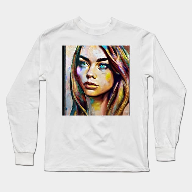 Golden Denise Long Sleeve T-Shirt by bogfl